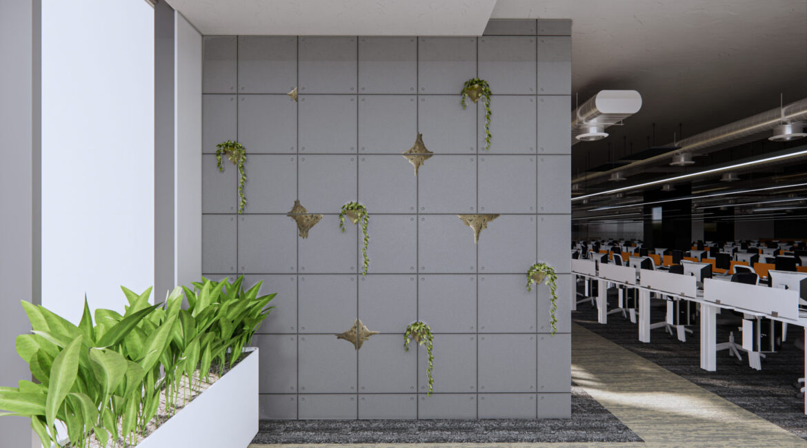 Reception accent wall Reception accent wall